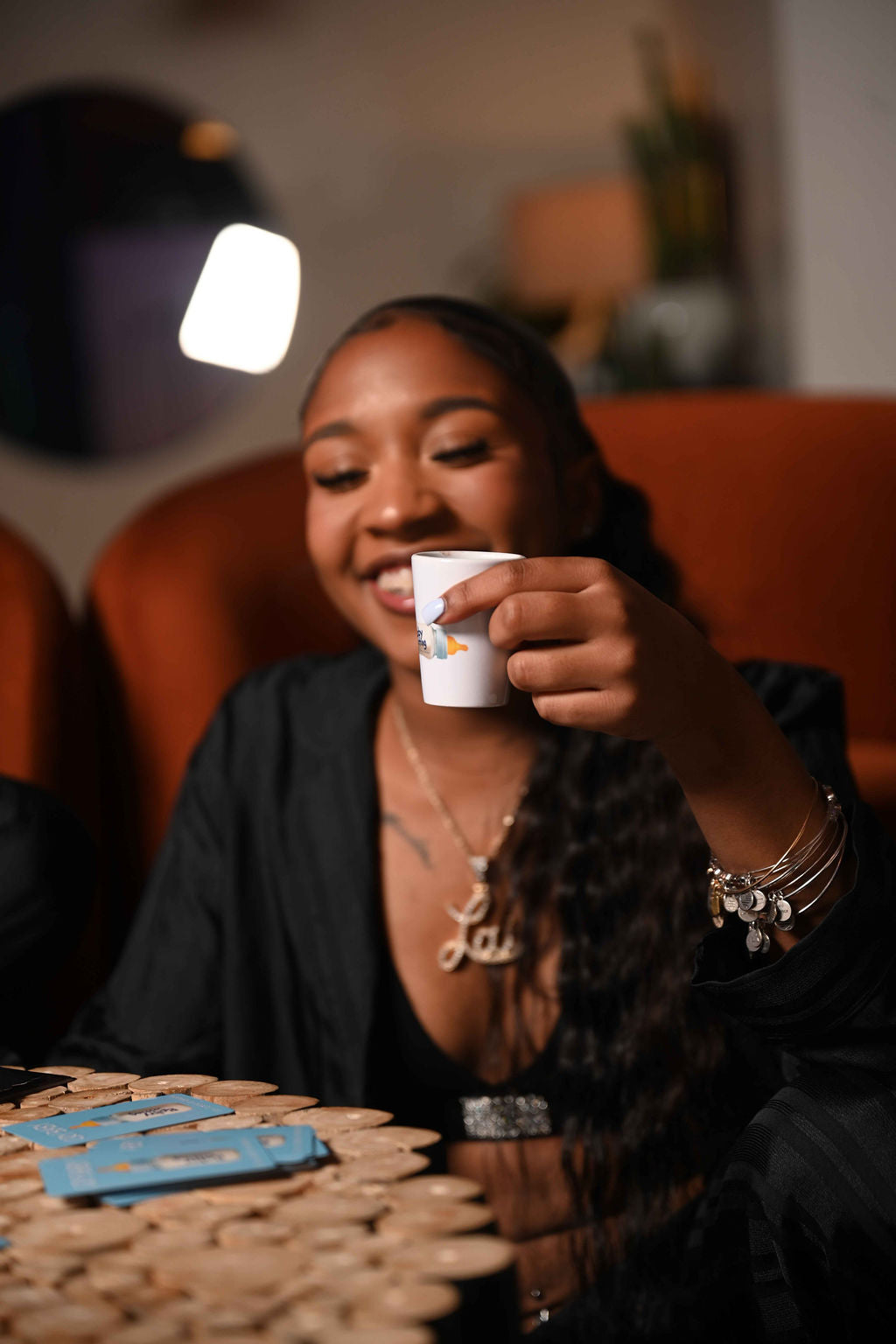 Baby Sitting Shot Glass