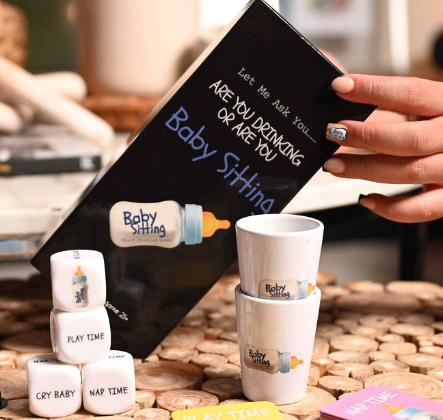 Baby Sitting Shot Glass