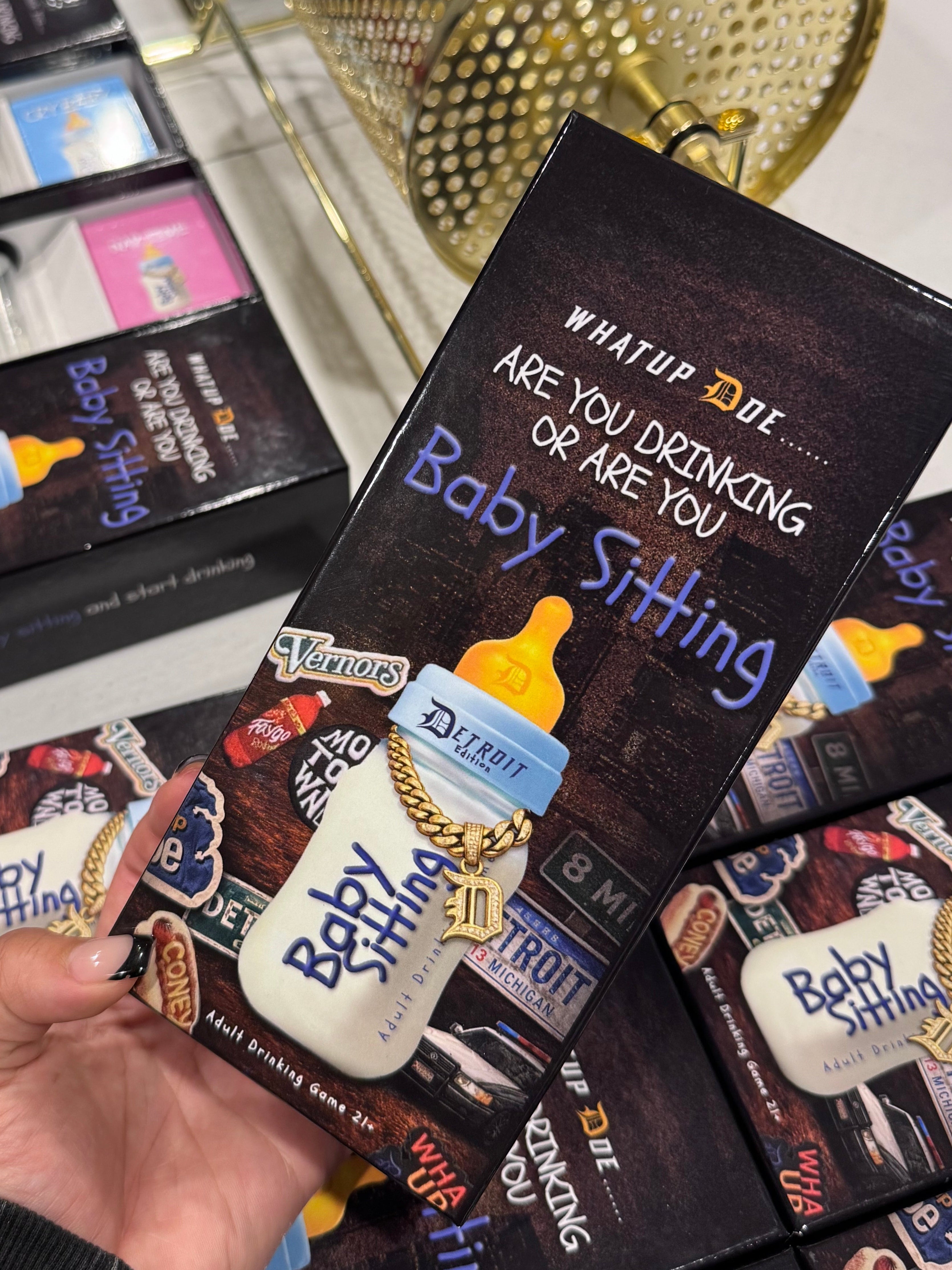 Detroit Edition Babysitting Card Game