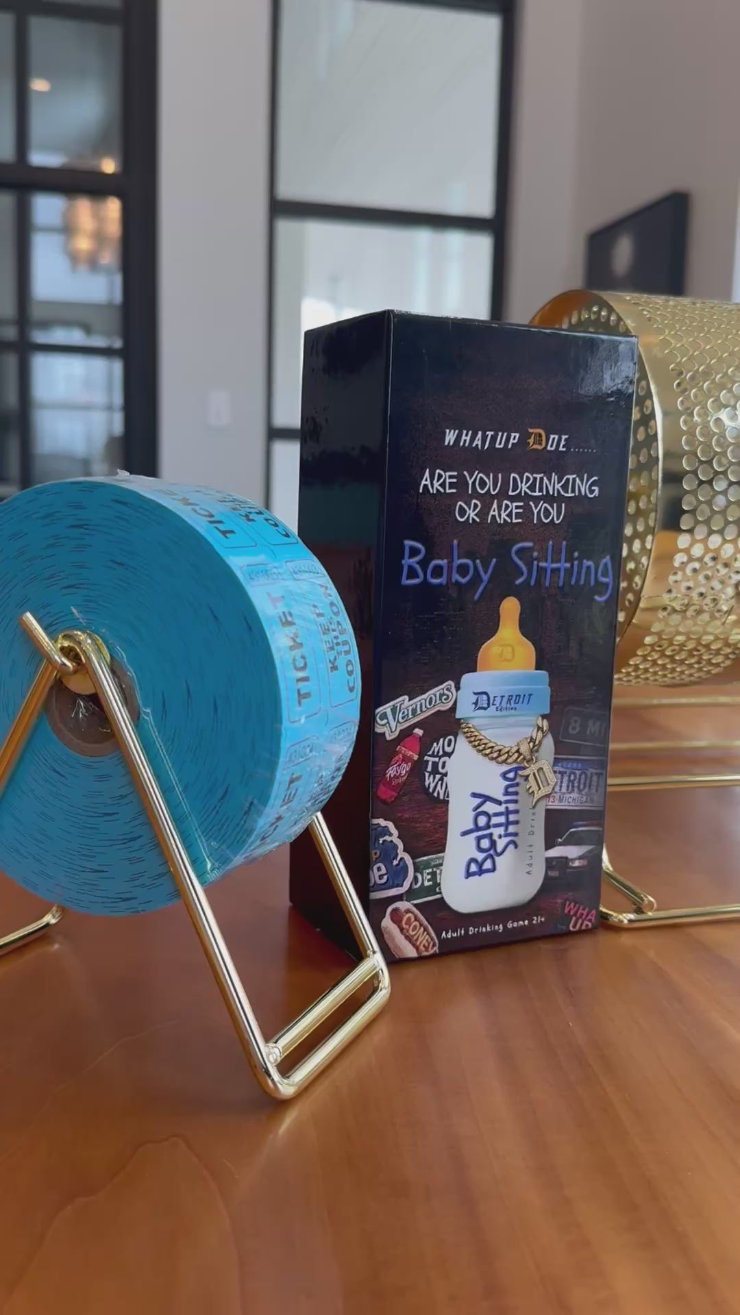 Detroit Edition Babysitting Card Game